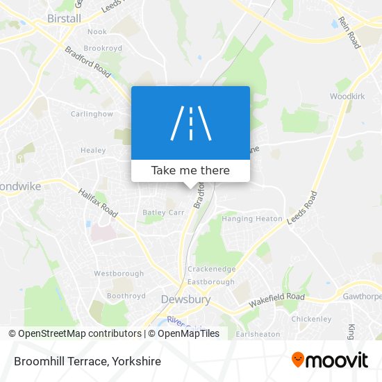 Broomhill Terrace map