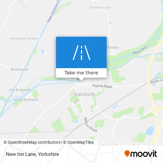 New Inn Lane map