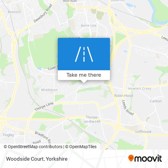 Woodside Court map