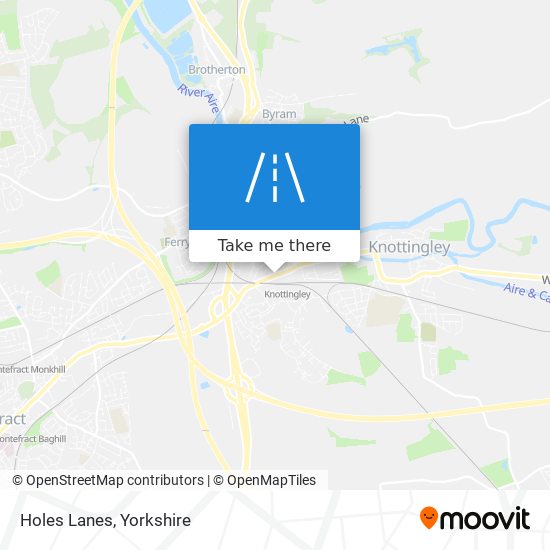Holes Lanes map