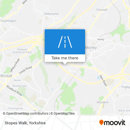 Stopes Walk map
