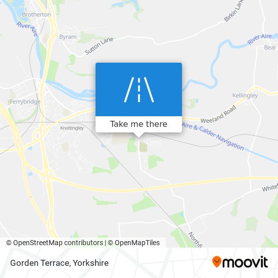 Gorden Terrace map