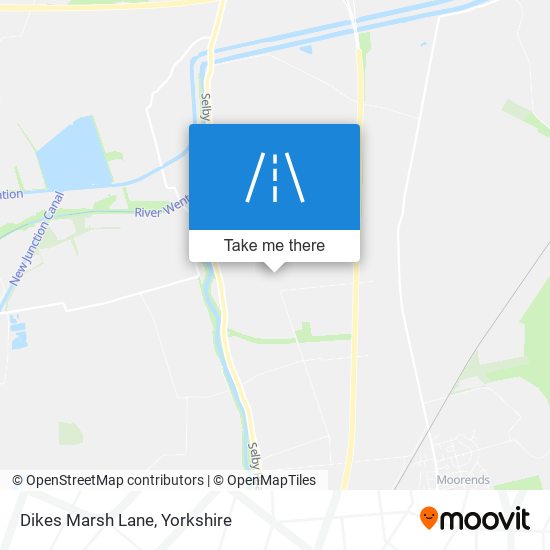Dikes Marsh Lane map