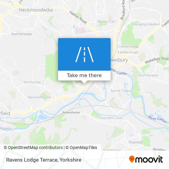 Ravens Lodge Terrace map