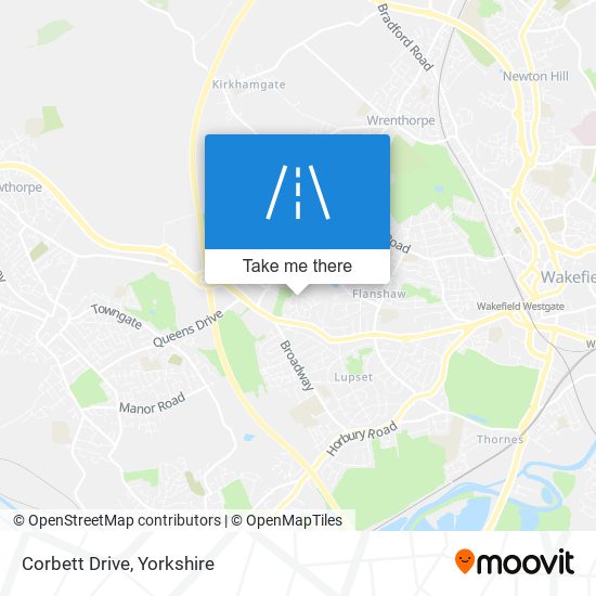 Corbett Drive map