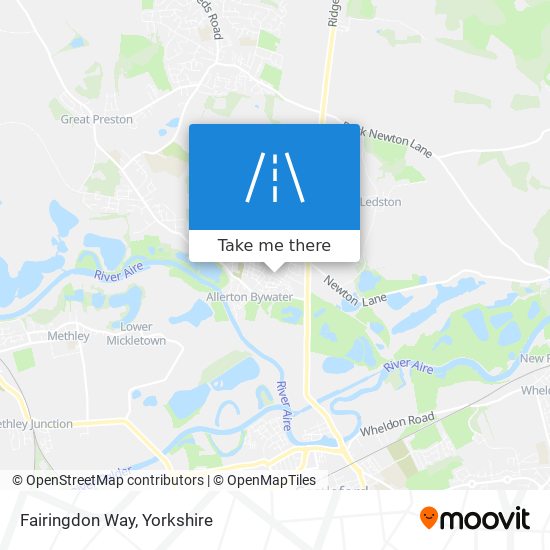 Fairingdon Way map