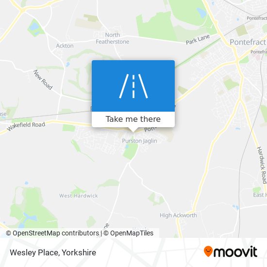 Wesley Place map