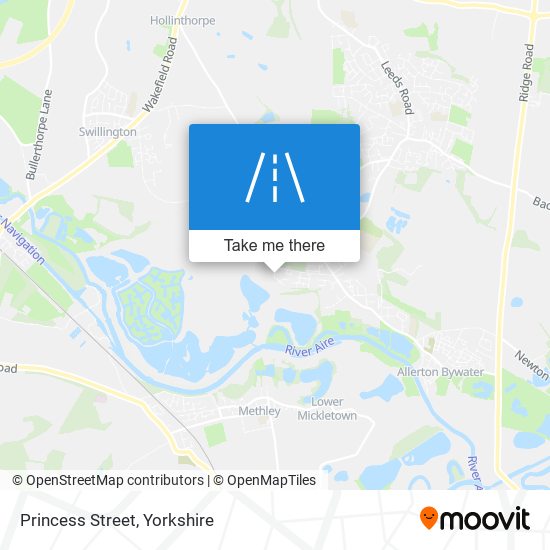 Princess Street map