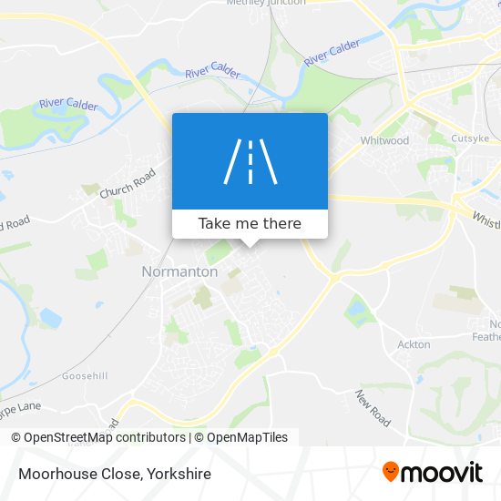 Moorhouse Close map