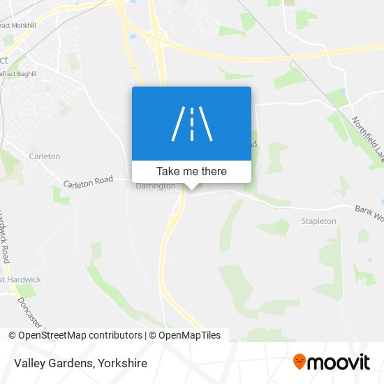 Valley Gardens map