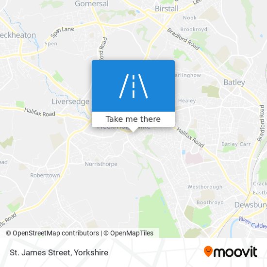 St. James Street map