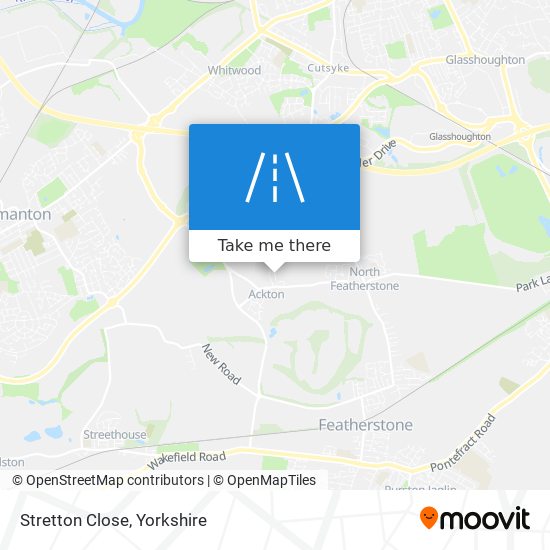Stretton Close map