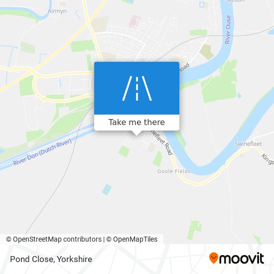 Pond Close map