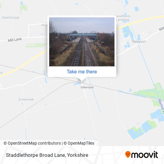 Staddlethorpe Broad Lane map