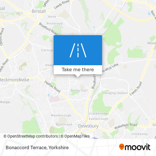 Bonaccord Terrace map