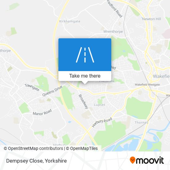 Dempsey Close map