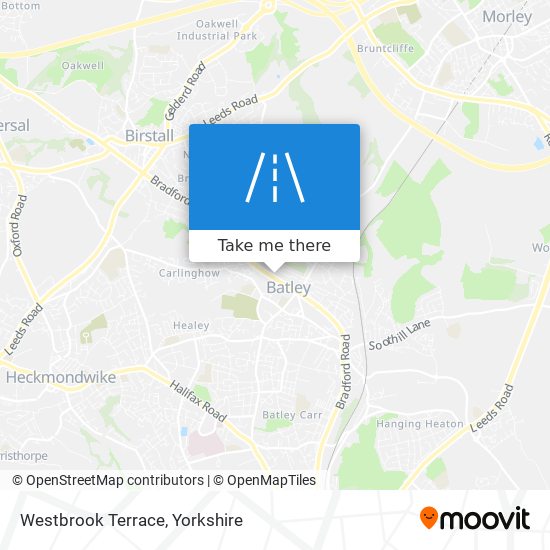 Westbrook Terrace map