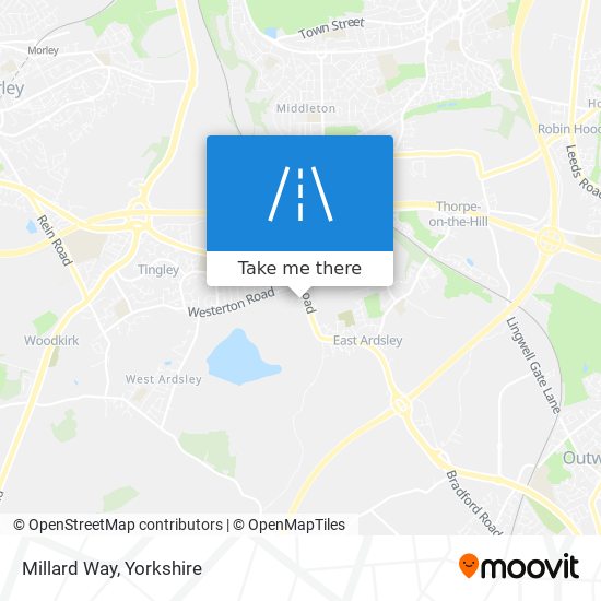 Millard Way map