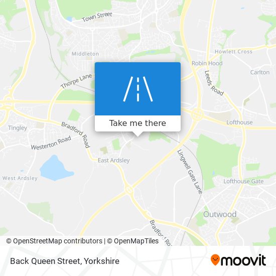Back Queen Street map