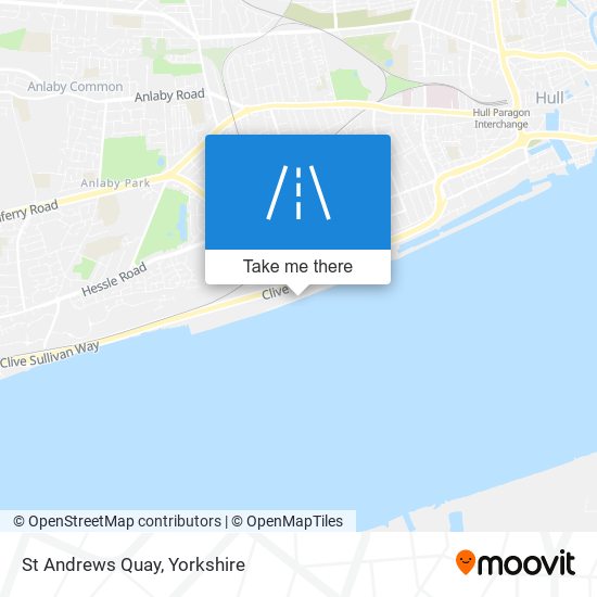 St Andrews Quay map