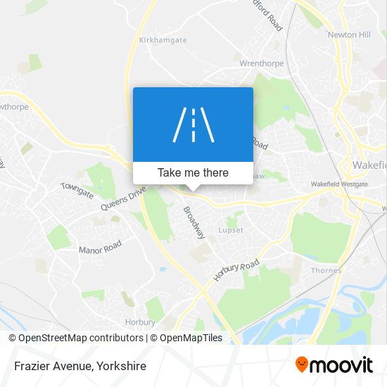Frazier Avenue map