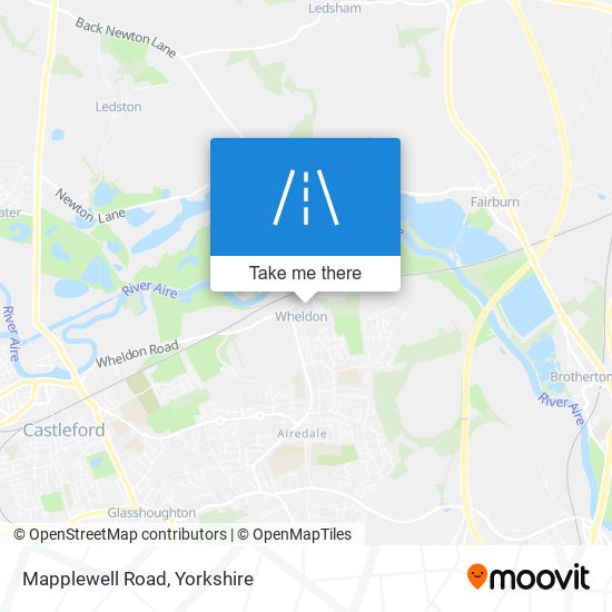 Mapplewell Road map