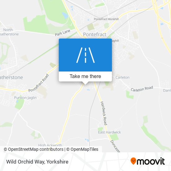 Wild Orchid Way map