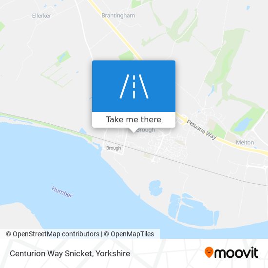 Centurion Way Snicket map