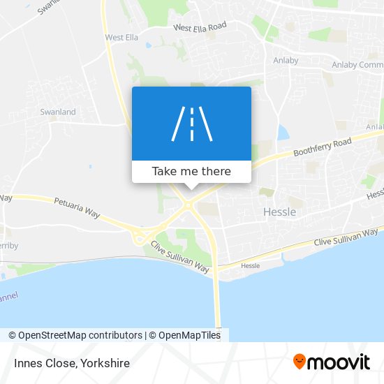 Innes Close map