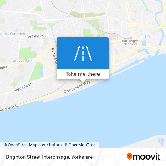 Brighton Street Interchange map