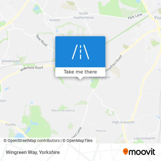 Wingreen Way map