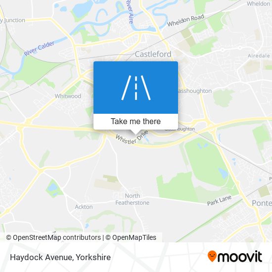 Haydock Avenue map