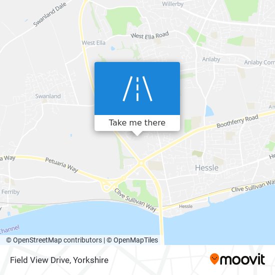 Field View Drive map