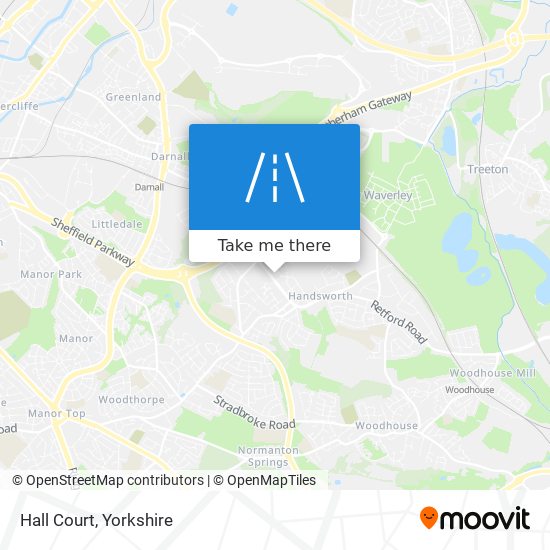Hall Court map