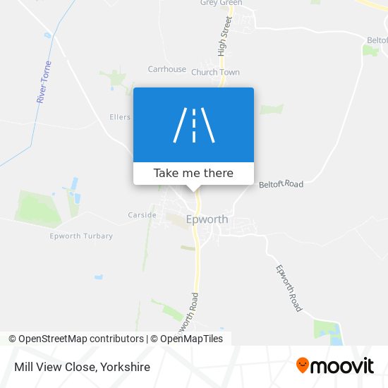 Mill View Close map