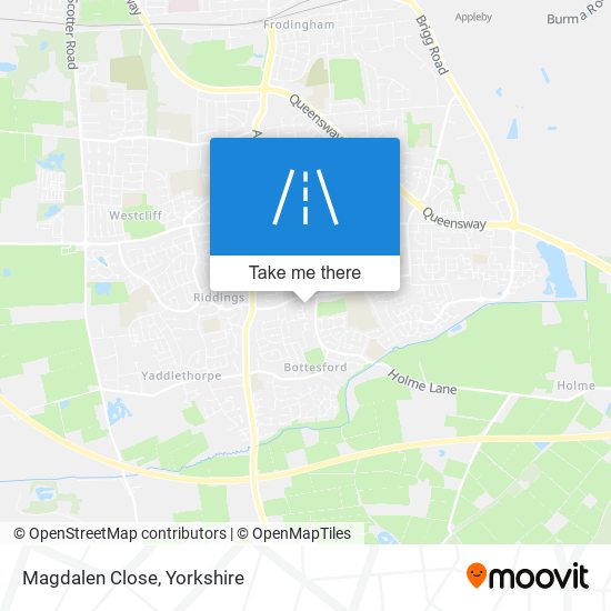 Magdalen Close map