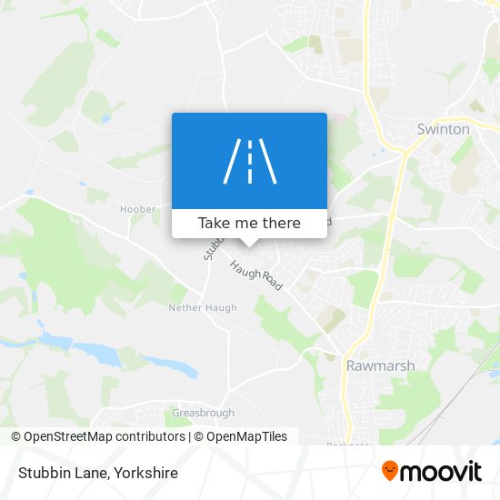 Stubbin Lane map