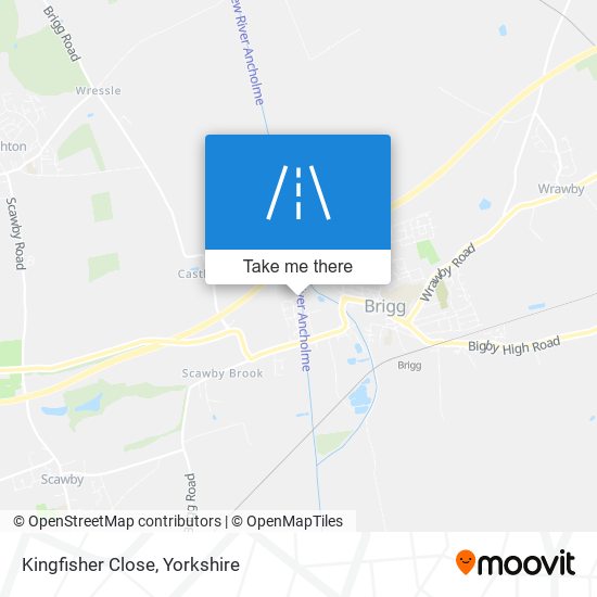 Kingfisher Close map