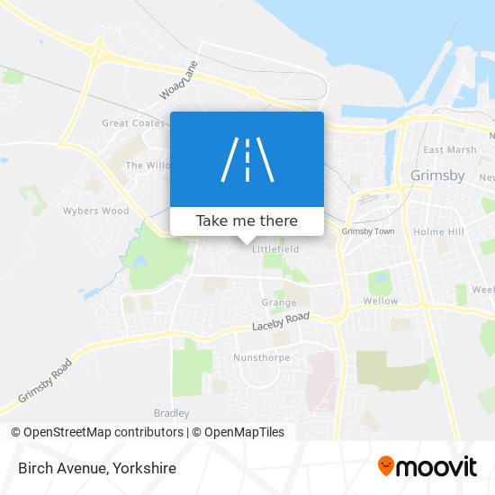 Birch Avenue map