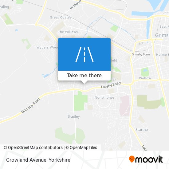 Crowland Avenue map