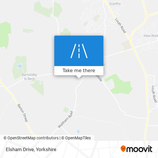 Elsham Drive map