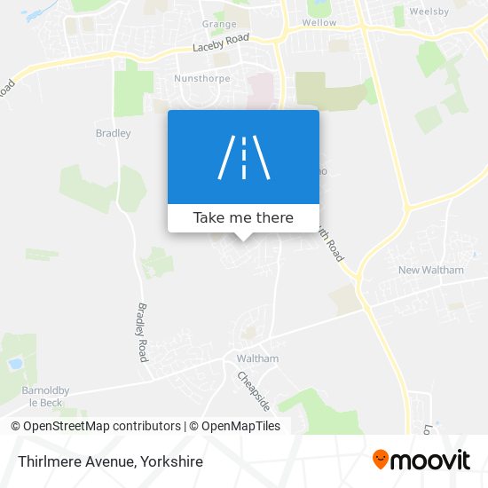 Thirlmere Avenue map