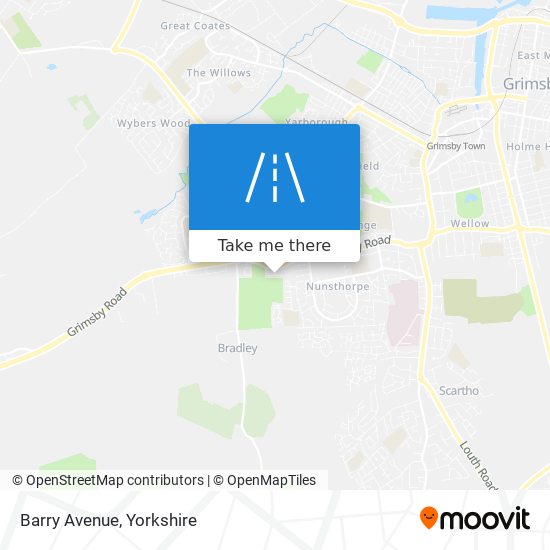 Barry Avenue map