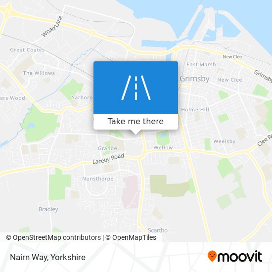 Nairn Way map