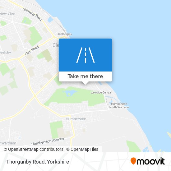 Thorganby Road map
