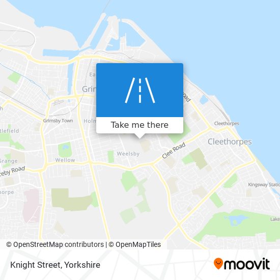 Knight Street map
