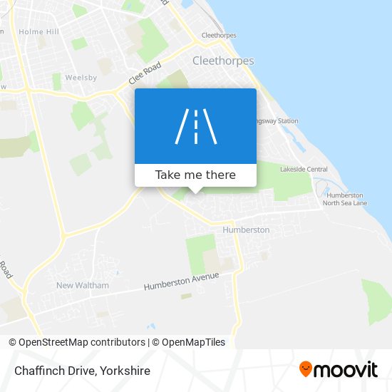 Chaffinch Drive map