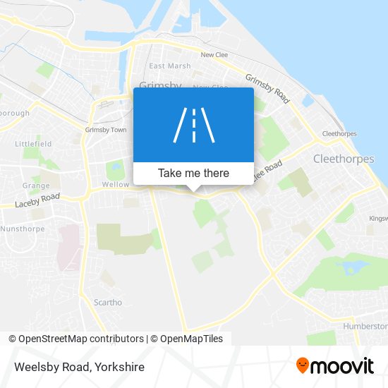 Weelsby Road map