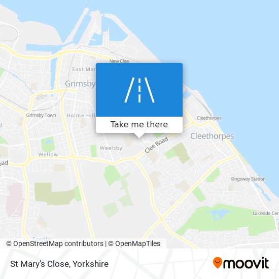 St Mary's Close map