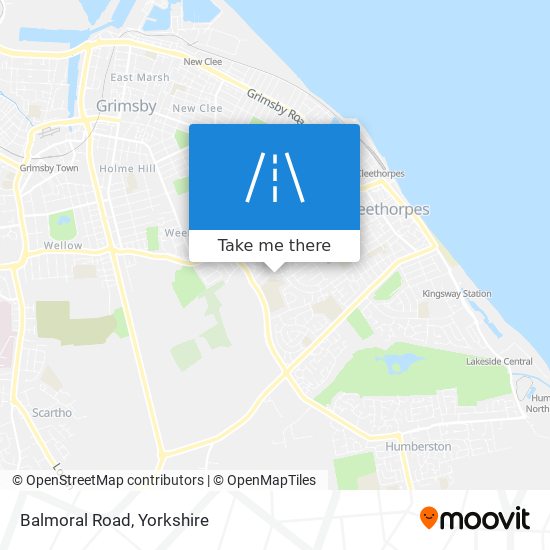 Balmoral Road map